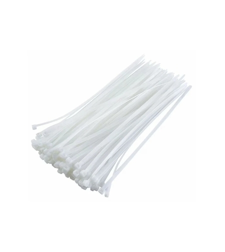 V-118151 Colier plastic alb, 8x300, 100 bucati, VARGO