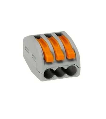 Conector doza 3 poli FLOW (Se vinde la set de 10 bucati- 7 lei setul)