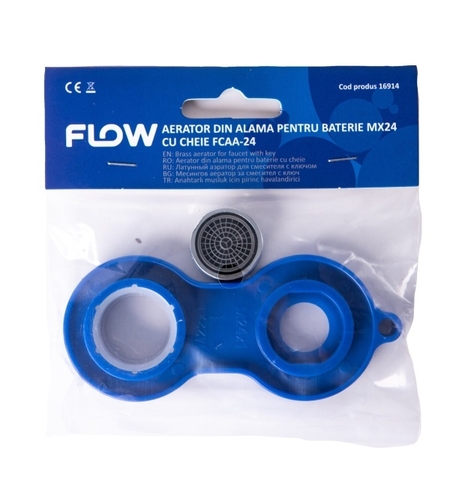 FCAA-24 Aerator din alama pentru baterie Mx24 cu cheie, FLOW