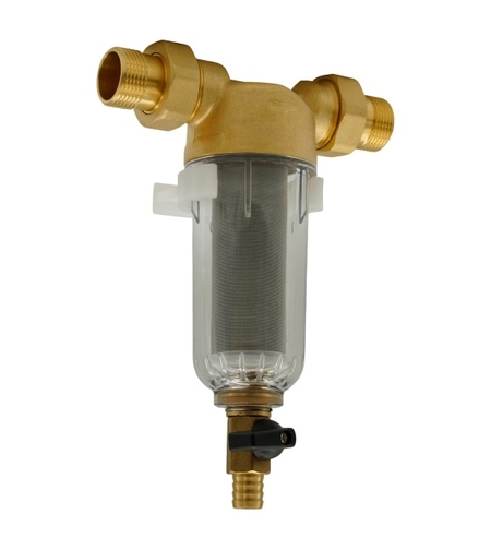 F-PF-B01 Filtru apă cu purjare din alamă cu sită inox FLOW