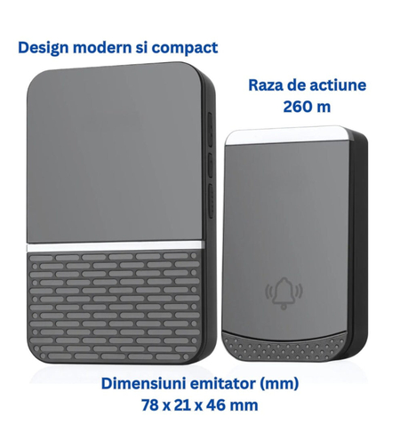 118487 Sonerie cu baterie 32 melodii ZV115 VARGO