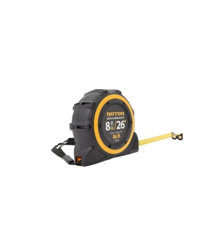 R8-25 Ruleta 8 m x 25 mm cu banda metalica ROTOR