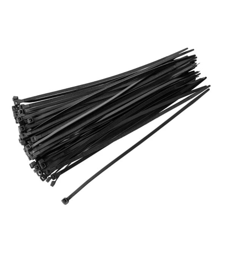 Colier plastic negru 3x100, 100 bucati FLOW