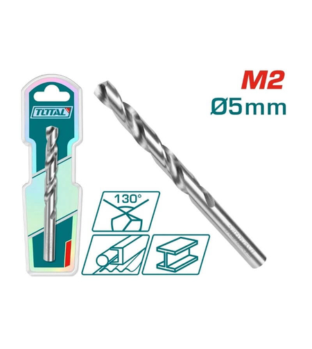 TOTAL - BURGHIU PENTRU METAL M2 HSS - 5MM