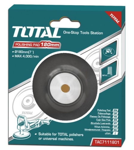 TOTAL - DISC DE LUSTRUIT CU FLANSA - 180MM