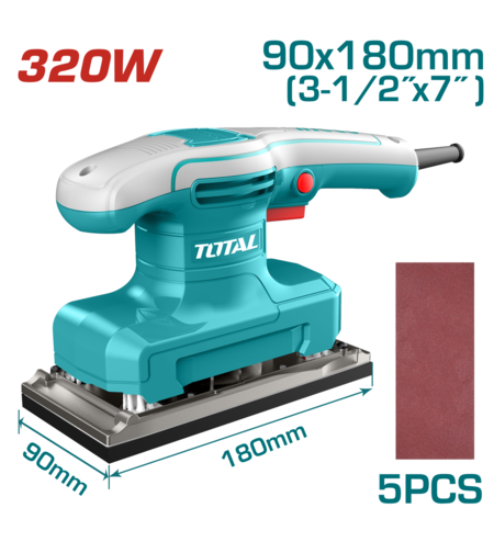 TOTAL - MASINA DE SLEFUIT 90X180MM - 320W
