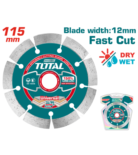 TOTAL - DISC DEBITARE BETON - 115MM (INDUSTRIAL)