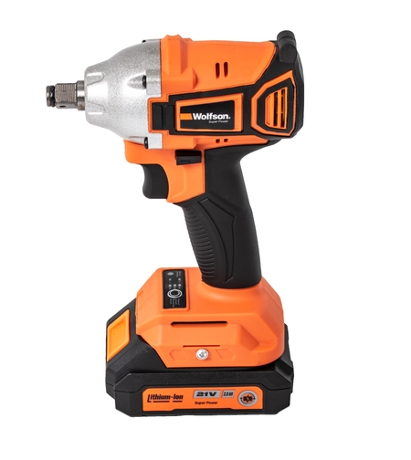WOLFSON - MASINA DE INSURUBAT CU IMPACT SI ACUMULATOR 21V-2.0AH LI-ION