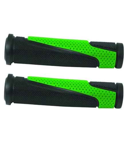 MANSOANE - CAPER - TPR Forma ergonomica Anti-alunecare - Bi-Color (Negru - Verde) - 130mm