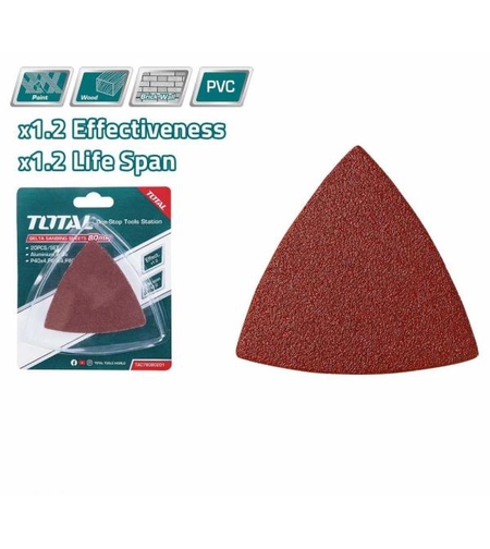 TOTAL - HARTIE ABRAZIVA DELTA 80MM P40,P60,P80,P120
