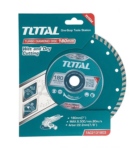 TOTAL - DISC DEBITARE BETON - 180MM