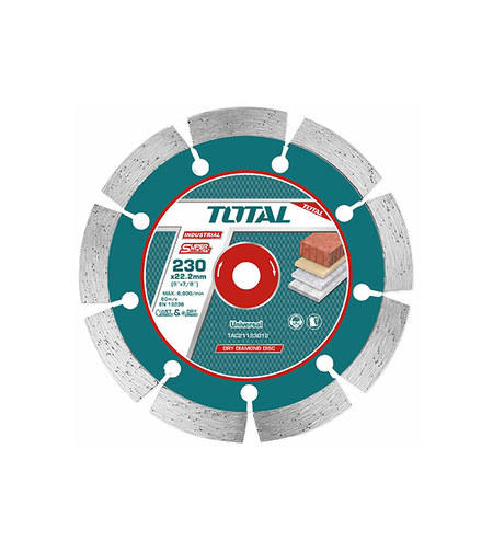 TOTAL - DISC DEBITARE BETON - 230MM (INDUSTRIAL)
