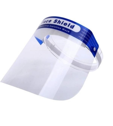 Viziera protectie plastic si burete