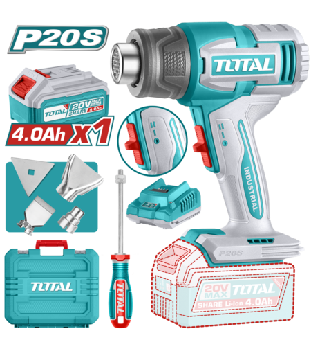TOTAL - FEON INDUSTRIAL - 20V (INCLUDE 1 ACUMULATOR ,1 INCARCATOR)