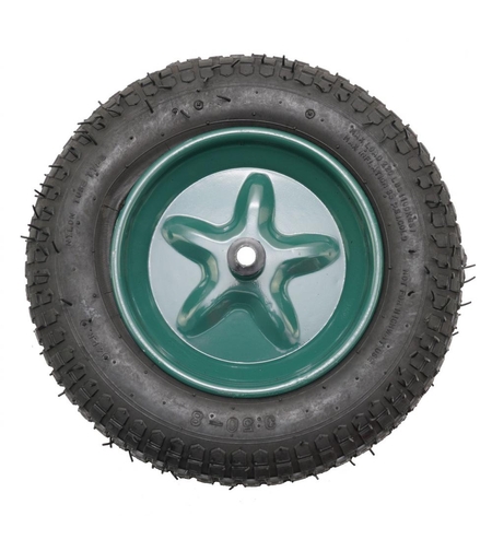 Roata roaba - TT - pentru ax 14mm - mixt - 3.50-8 4PR
