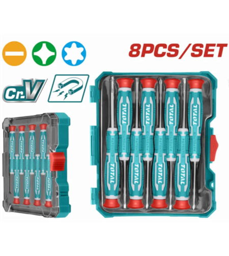 TOTAL - SET 8 SURUBELNITE DE PRECIZIE - CR-V (INDUSTRIAL)