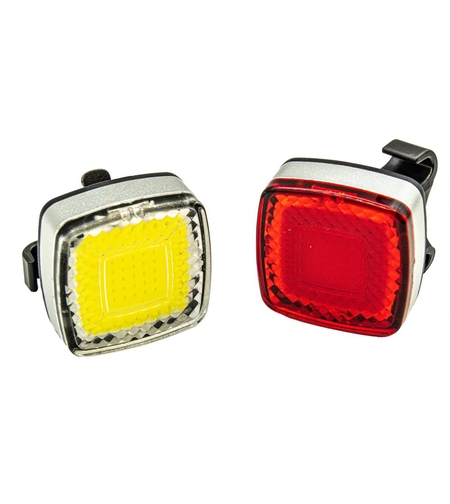 SET LUMINI BICICLETA COB(REINCARCABIL USB)