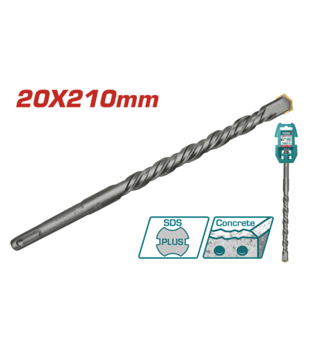 TOTAL - BURGHIU SDS PLUS - 20X210MM (INDUSTRIAL)
