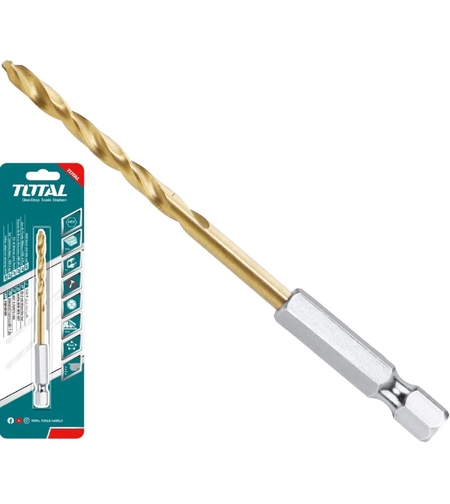 TOTAL - BURGHIU CU CAP BIT PRINDERE HEXAGONALA HSS 3MM