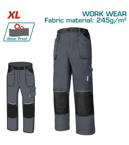 TOTAL - PANTALONI LUCRU XL
