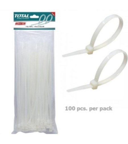 TOTAL - COLIERE DE PLASTIC - 100BUC - 9X800MM NYLON 66