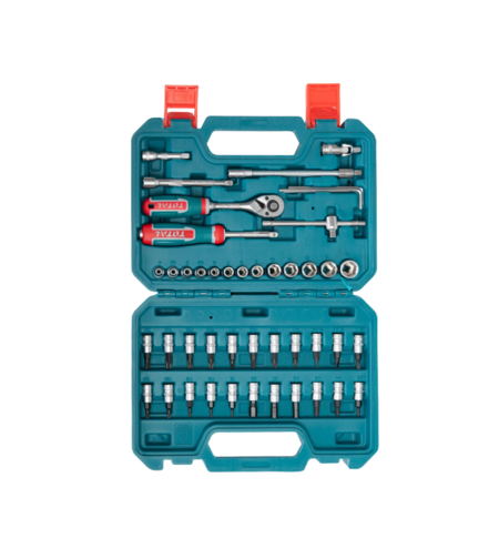 TOTAL - TRUSA DE CHEI TUBULARE 1/4 CU ANTRENOR 46 PIESE (INDUSTRIAL)