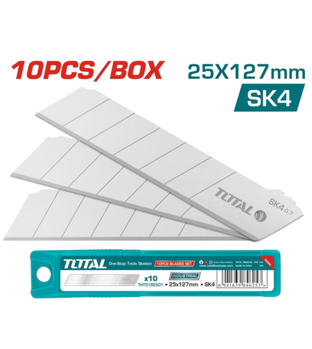 TOTAL - SET 10 LAME CUTTER 25*127MM