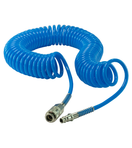 Furtun pneumatic spiralat PU 5x8 mm, 20 m