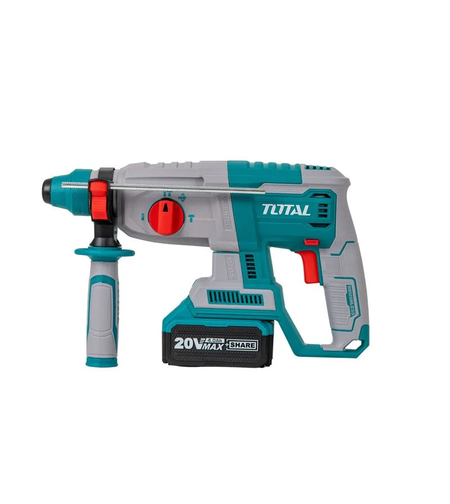TOTAL - CIOCAN ROTOPERCUTOR -2,5J 20V LI-ION (INCLUDE ACUMULATOR SI INCARCATOR)