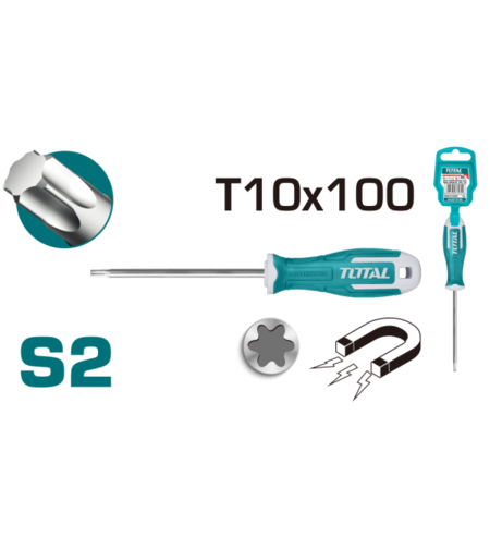 TOTAL - SURUBELNITA TORX-TX T10 - 5.0MM - 100MM - S2 (INDUSTRIAL)