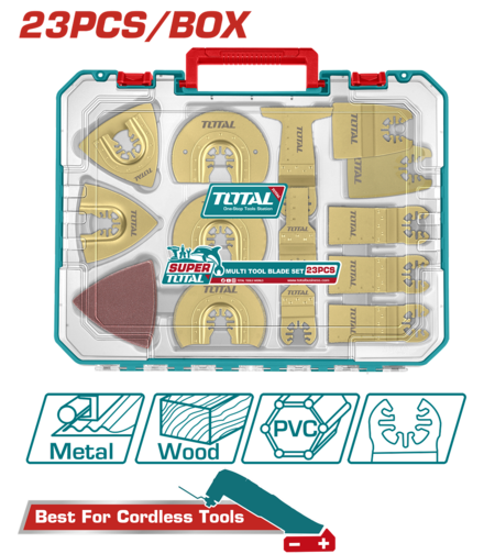 TOTAL - SET 23 PIESE ACCESORII MULTIFUNCTIONAL