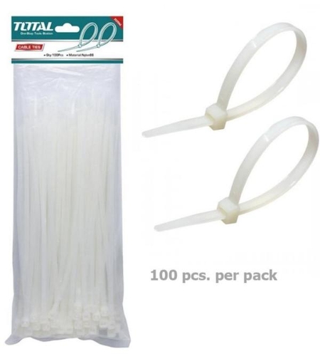 TOTAL - COLIERE DE PLASTIC - 100BUC - 9X1020MM NYLON 66