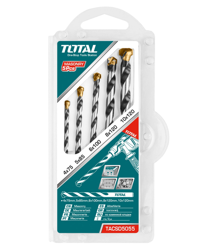 TOTAL - SET BURGHIE PENTRU BETON: 5 BUC