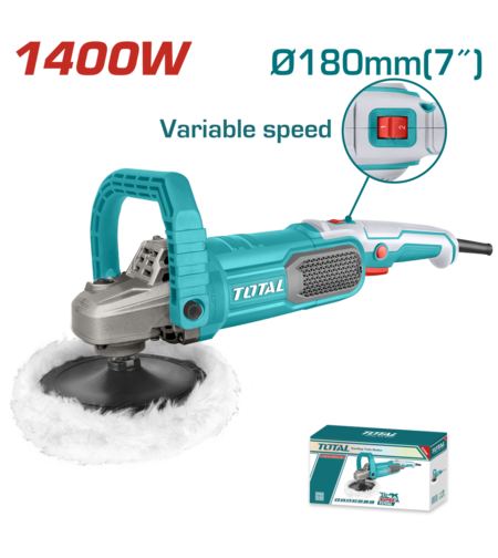 TOTAL - POLIZOR PENTRU SLEFUIT - 180MM - 1400W (INDUSTRIAL)