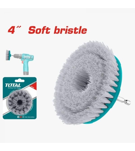 TOTAL - PERIE MOALE 4'' PENTRU STICLA, PLASTIC, COVOARE
