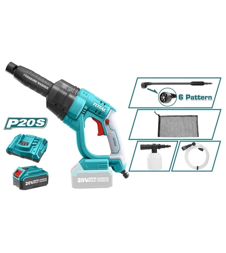 TOTAL - APARAT DE SPALAT CU PRESIUNE - LI-ION - 20V - 24.8BAR