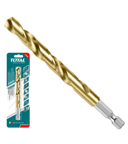 TOTAL - BURGHIU CU CAP BIT PRINDERE HEXAGONALA HSS 7.5MM