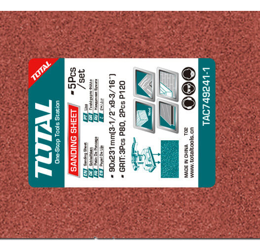 TOTAL - HARTIE ABRAZIVA PENTRU MASINA DE SLEFUIT