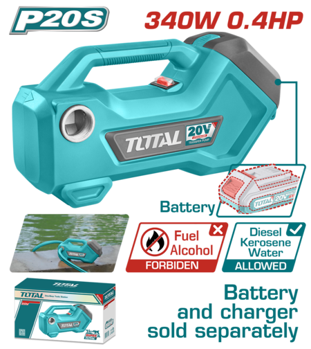 TOTAL - POMPA DE TRANSFER- 20V -3/4''
