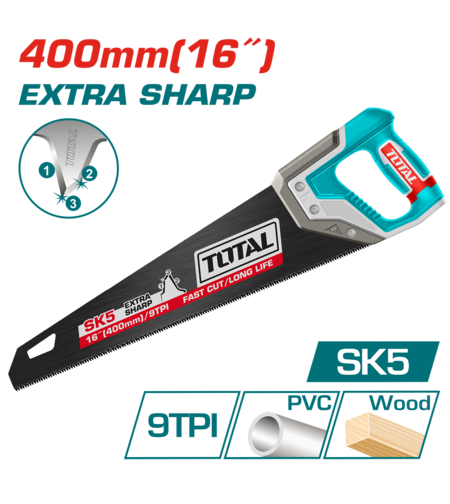 TOTAL - FIERASTRAU PENTRU LEMN - 400MM / 16'' ( INDUSTRIAL)