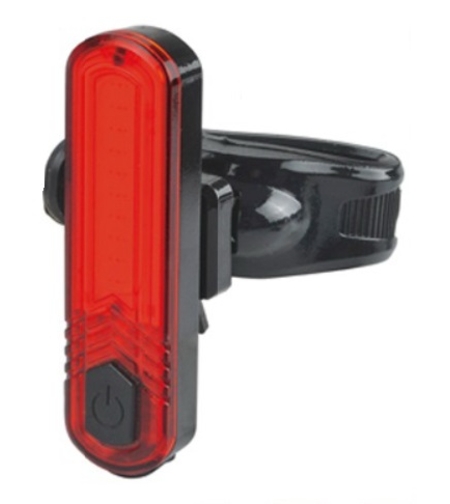 STOP - CAVALIER Baterie reincarcabila prin USB 10 COB chips - rosii 30 Lumeni 4 Modalitati iluminare