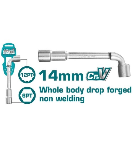 TOTAL - CHEIE TUBULARA TIP L - 14MM (INDUSTRIAL)