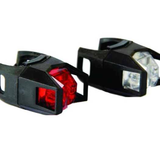 SET LUMINI - FIGHTER 1 LED Alb SUPER BRIGHT 1 LED Rosu SUPER BRIGHT 2 Functii