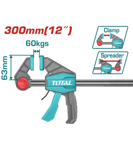 TOTAL - CLEMA TIP F 63×300 MM