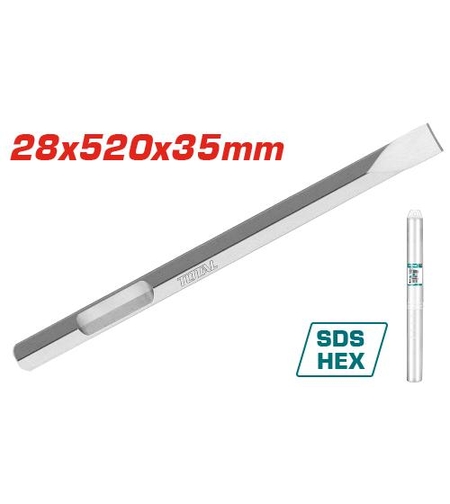 TOTAL - DALTA PRINDERE HEX - 28X35X520MM