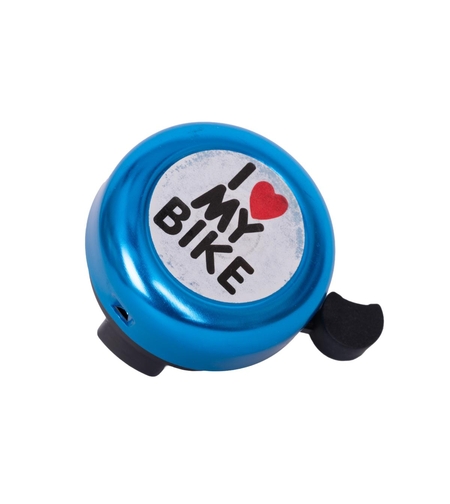 SONERIE - I LOVE MY BIKE Clema: 22.2mm - Aluminiu/Plastic Diametru: 52mm - 30g