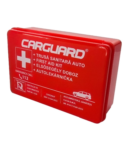 Trusa sanitara auto - Certificat R.A.R. - CARGUARD