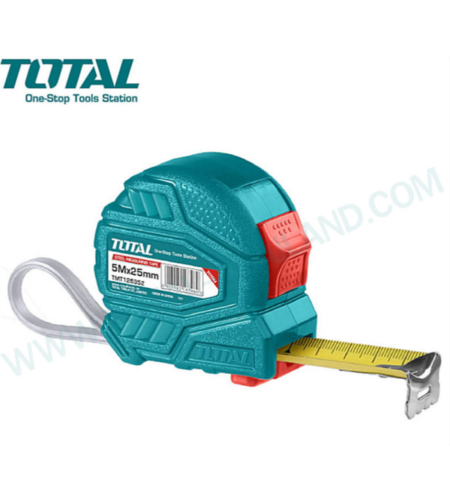 TOTAL - RULETA 5M X 25MM - 2 FUNCTII