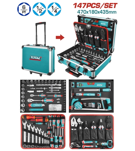 TOTAL - SET SCULE 147 PIESE – PROFESIONAL