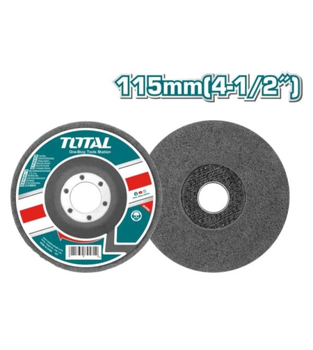 TOTAL - DISC BURETE PENTRU CURATARE RUGINA SI VOPSEA 115MMX22.22MM